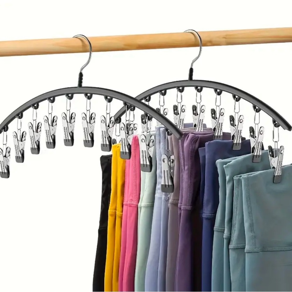 ORGANIZATION | 1PC MULTI PURPOSE SPACE SAVING HANGER W/ADJ CLIPS